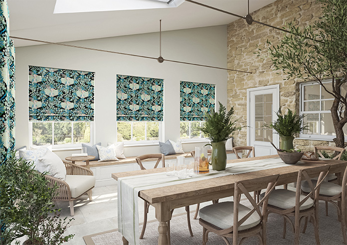 Faded Glamour, Absinthe Black - Twist&Fit Roman Blind - Image 6
